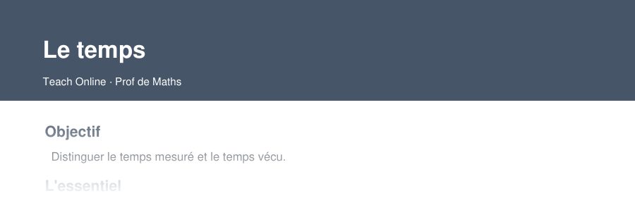 Aperçu : haut de la première page — Le temps